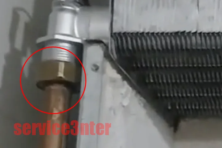 مبدل مبدل حرارتی پکیج با اتصال مهره
